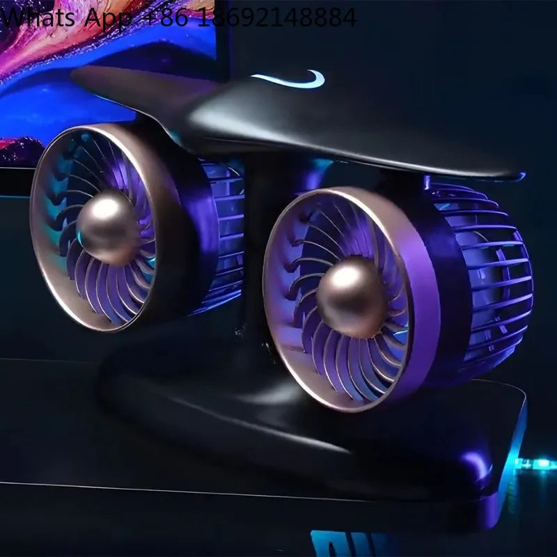 Desktop Turbo Fan for Jetfan Second Generation Long Life Office Circulating Fan Creative Aircraft Engine Turbo Fan