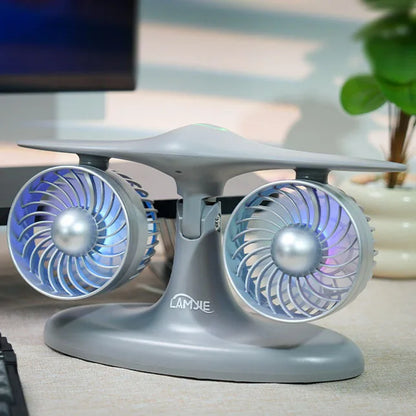 Desktop Turbo Fan for Jetfan Second Generation Long Life Office Circulating Fan Creative Aircraft Engine Turbo Fan